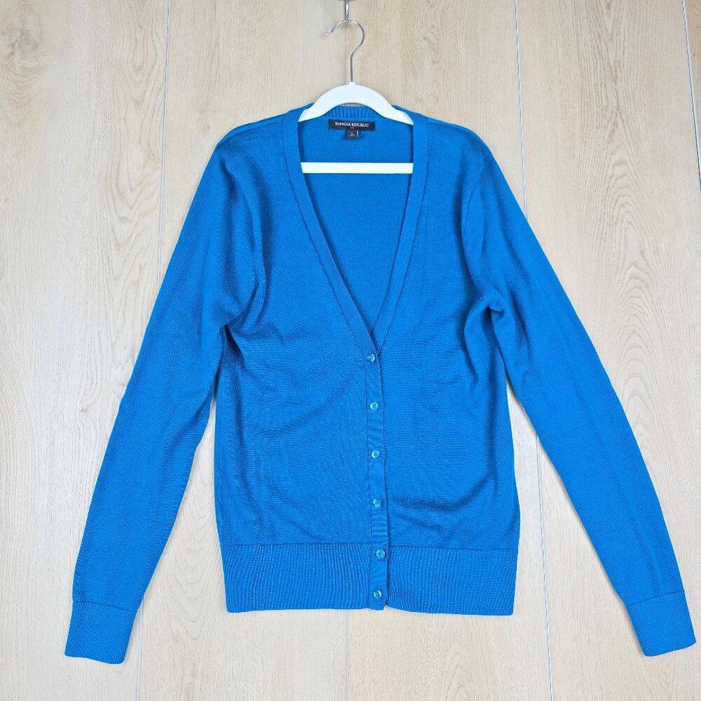 Banana Republic Blue Sweater Cardigan - S